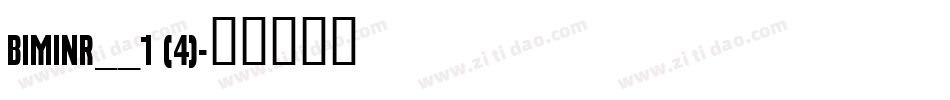 BIMINR__1 (4)字体转换